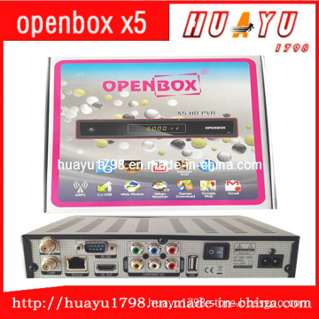 2014 Newest Original Openbox X5 HD Satellite Receiver Supporting GPRS, 3G, USB WiFi, Youtube, Cccam, Newcamd, Mgcam for Worldwide